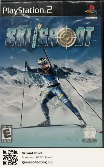 Ski and Shoot PlayStation 2, NTSC box front