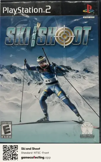 Ski and Shoot PlayStation 2, NTSC box front
