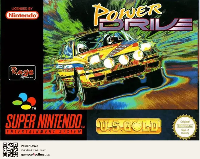 Power Drive Super Nintendo Entertainment System, PAL box front