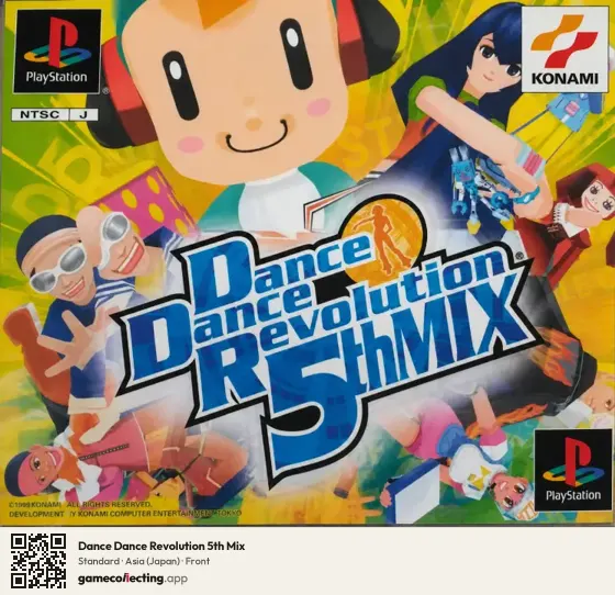 Dance Dance Revolution 5th Mix PlayStation, Asia box front