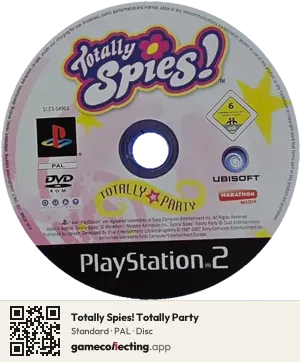 Totally Spies! Totally Party PlayStation 2, PAL disc