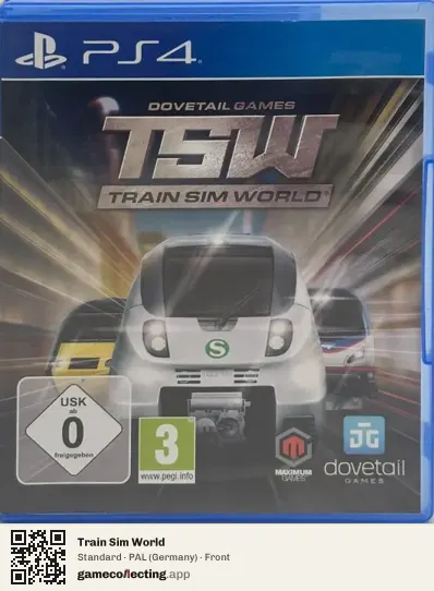 Train Sim World PlayStation 4, Germany box front