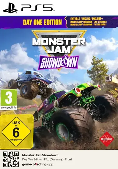 Monster Jam Showdown PlayStation 5, Germany box front