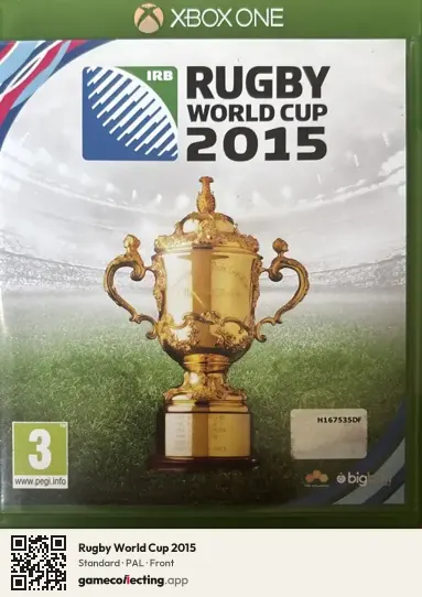 Rugby World Cup 2015 Xbox One, PAL box front