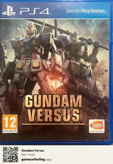 Gundam Versus PlayStation 4, PAL box front