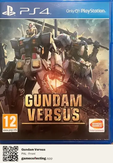 Gundam Versus PlayStation 4, PAL box front