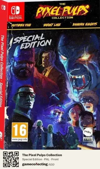 The Pixel Pulps Collection Nintendo Switch, PAL box front