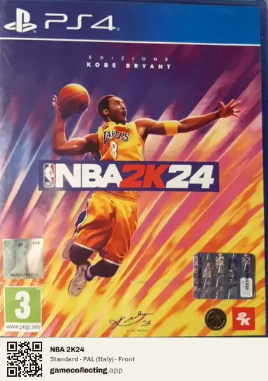 NBA 2K24 PlayStation 4, Italy box front