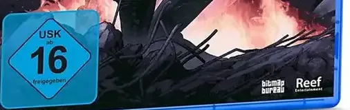 Terminator 2D: No Fate, the USK square on its front