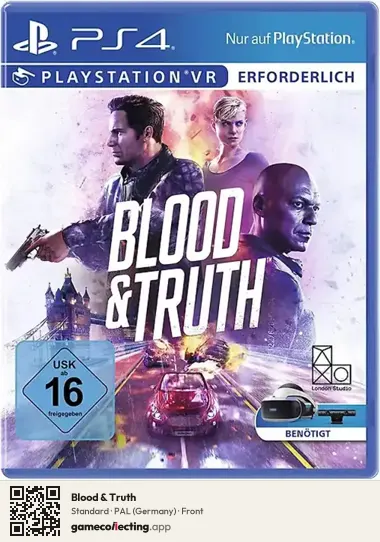 Blood & Truth PlayStation 4, Germany box front
