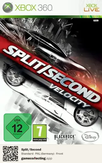 Split/Second Xbox 360, Germany box front