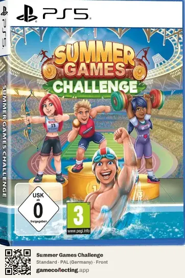 Summer Games Challenge PlayStation 5, Germany box front