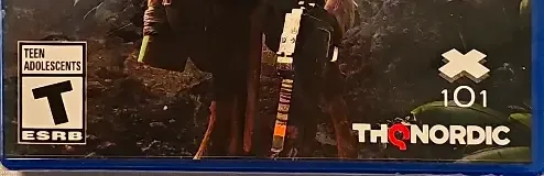 Biomutant, the ESRB box on its front