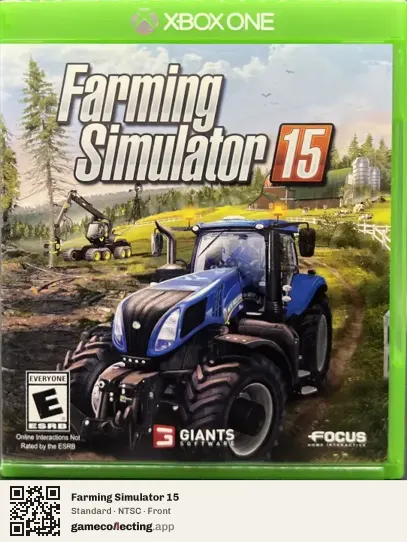 Farming Simulator 15 Xbox One, NTSC box front