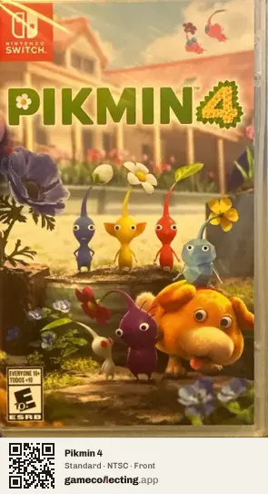 Pikmin 4 Nintendo Switch, NTSC box front
