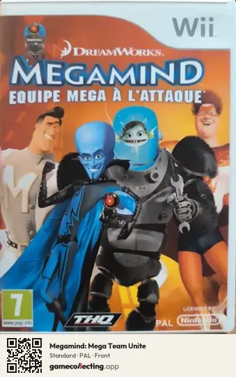 Megamind: Mega Team Unite Nintendo Wii, PAL box front