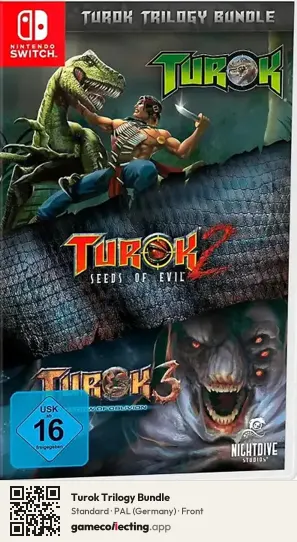 Turok Trilogy Bundle Nintendo Switch, Germany box front