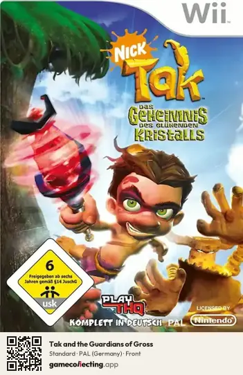 Tak and the Guardians of Gross Nintendo Wii, Germany box front
