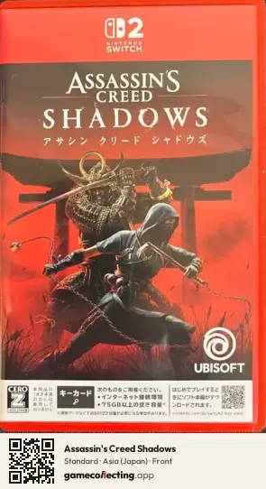 Assassin's Creed Shadows Nintendo Switch 2, Asia box front