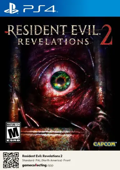 Resident Evil: Revelations 2 PlayStation 4, North America box front