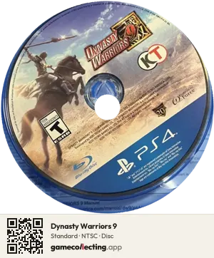Dynasty Warriors 9 PlayStation 4, NTSC disc