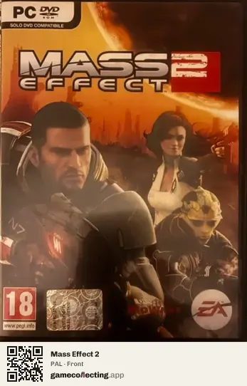 Mass Effect 2 Computer, PAL box front