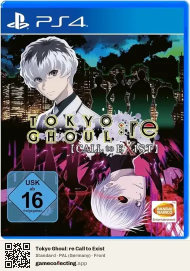 Tokyo Ghoul: re Call to Exist PlayStation 4, Germany box front