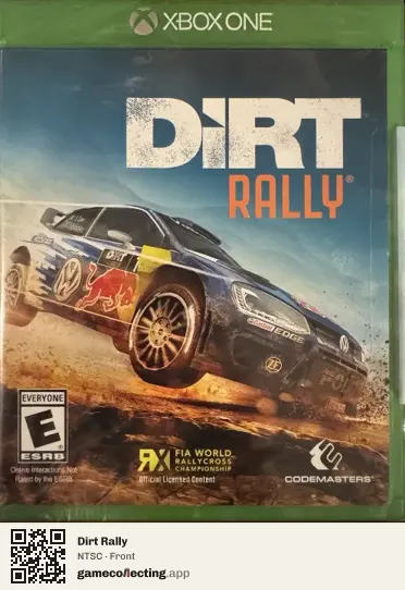 Dirt Rally Xbox One, NTSC box front