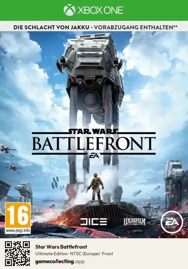 Star Wars Battlefront Xbox One, Europe box front