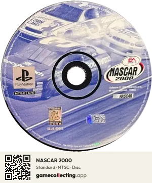 NASCAR 2000 PlayStation, NTSC disc