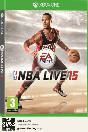 NBA Live 15 Xbox One, PAL box front