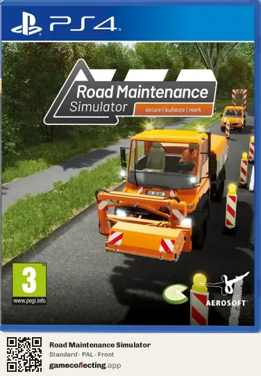 Road Maintenance Simulator PlayStation 4, PAL box front