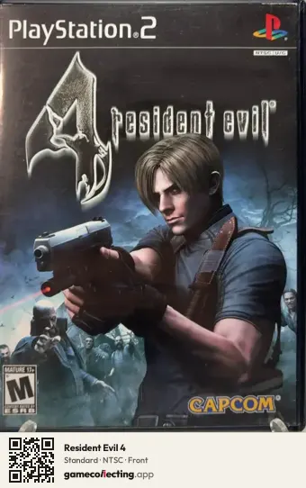 Resident Evil 4 PlayStation 2, NTSC box front