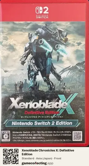 Xenoblade Chronicles X: Definitive Edition Nintendo Switch 2, Asia box front