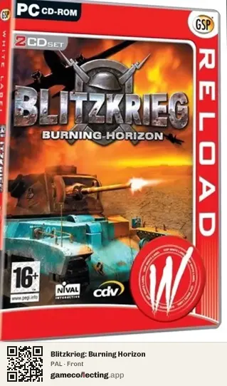 Blitzkrieg: Burning Horizon Computer, PAL box front