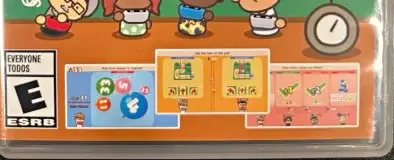 Big Brain Academy: Brain vs. Brain, the ESRB box on its front
