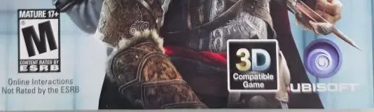 Assassin's Creed: Revelations, the ESRB box on its front