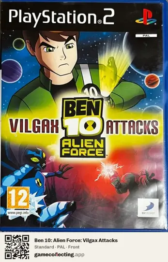 Ben 10: Alien Force: Vilgax Attacks PlayStation 2, PAL box front