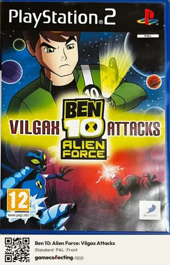 Ben 10: Alien Force: Vilgax Attacks PlayStation 2, PAL box front