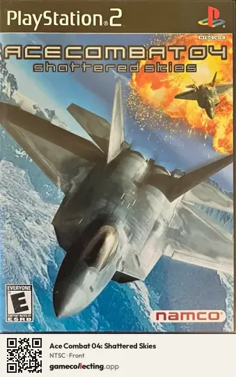 Ace Combat 04: Shattered Skies PlayStation 2, NTSC box front