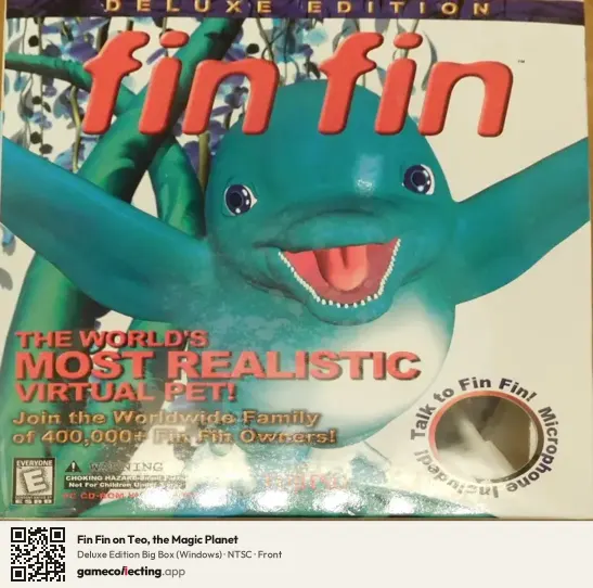 Fin Fin on Teo, the Magic Planet Computer, NTSC box front