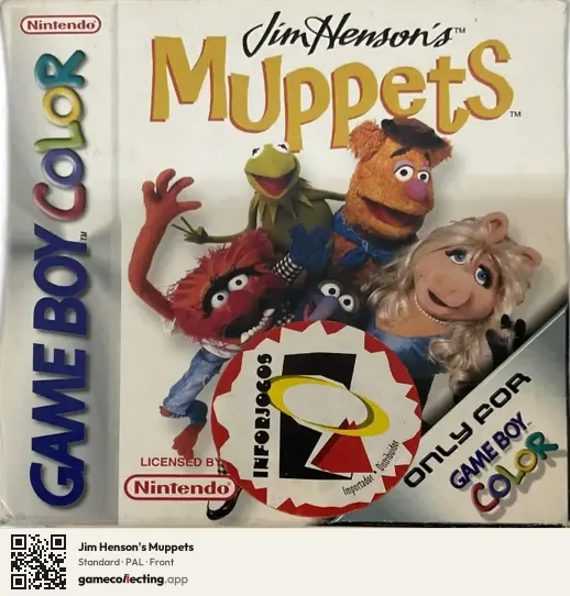 Jim Henson's Muppets Game Boy Color, PAL box front