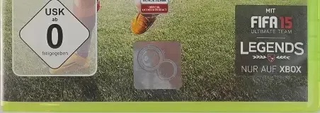 FIFA 15, the USK square on its front