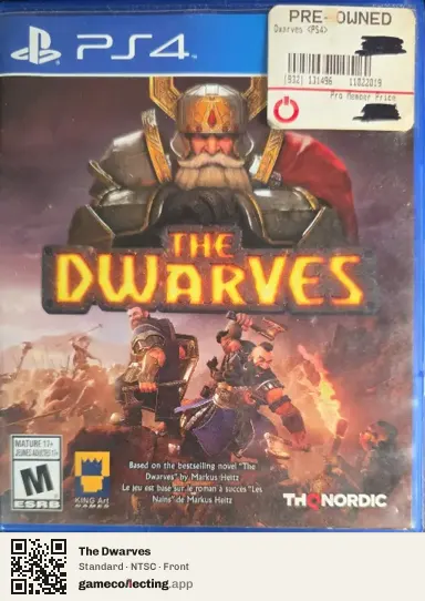 The Dwarves PlayStation 4, NTSC box front