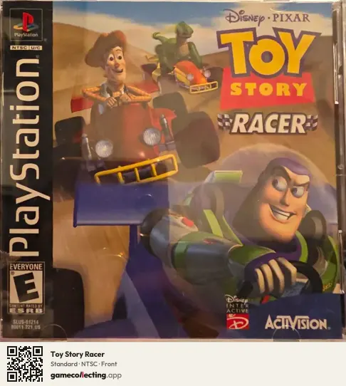 Toy Story Racer PlayStation, NTSC box front