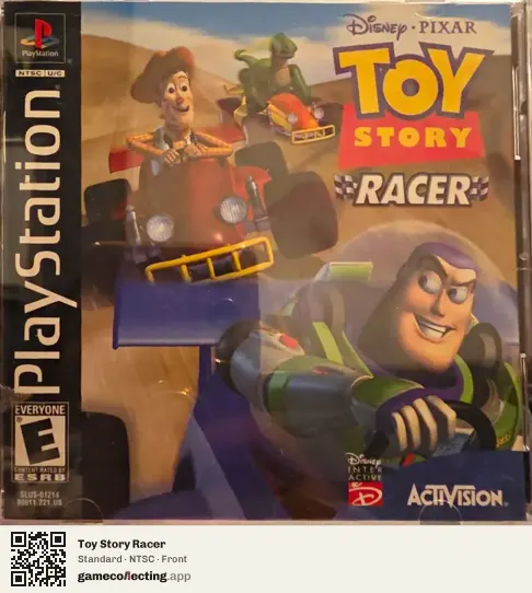 Toy Story Racer PlayStation, NTSC box front