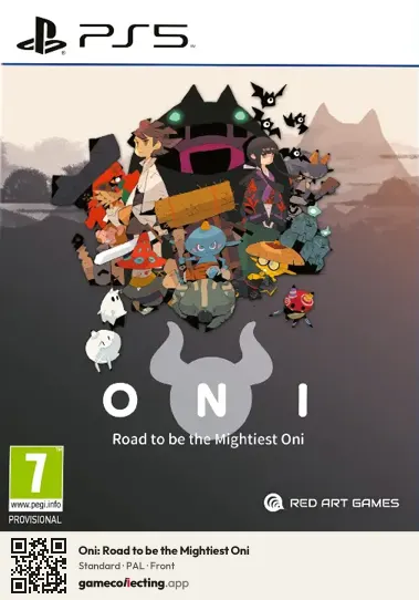 Oni: Road to be the Mightiest Oni PlayStation 5, PAL box front