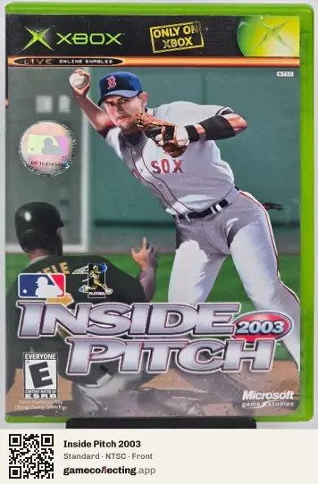 Inside Pitch 2003 Xbox, NTSC box front