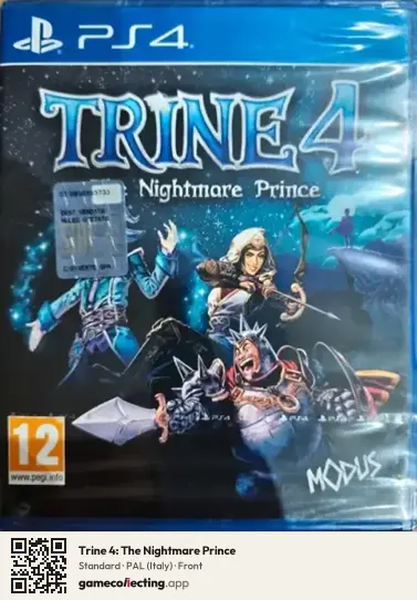 Trine 4: The Nightmare Prince PlayStation 4, Italy box front