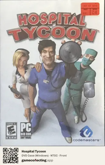 Hospital Tycoon Computer, NTSC box front